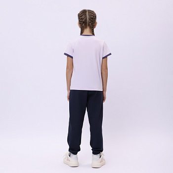 YHSU162-2 Футболка S/S фиолетовая